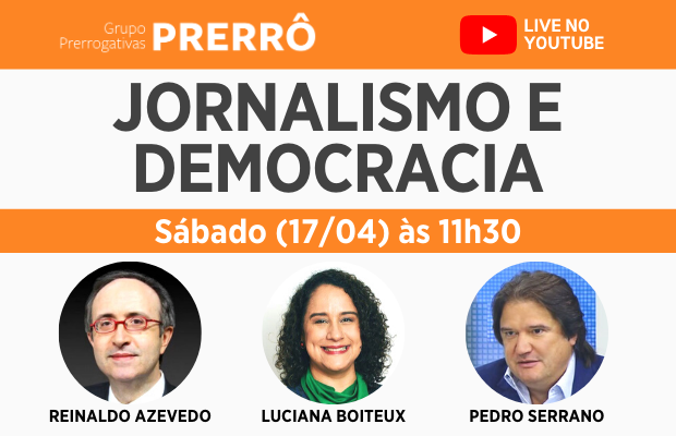 Live: Jornalismo e democracia, 17/04 às 11h30