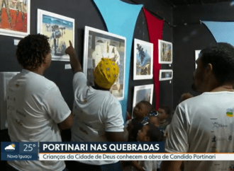 Crianças da Cidade de Deus têm oportunidade de conhecer a obra de Portinari, sem sair da comunidade