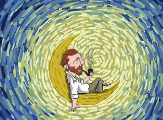 Ilustrador iraniano conta a vida de Van Gogh em lindos quadrinhos coloridos