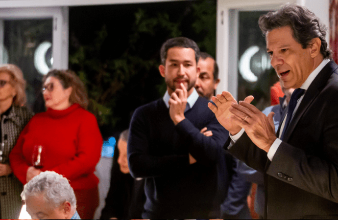 Haddad participa de encontro com empresários e personalidades em São Paulo